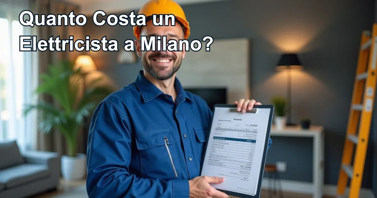Prezzi elettricista Milano 2026
